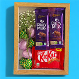 Chocolates Curated Wooden Frame Box