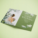 A Personalized Celebration of Wedding: Charming Greeting Card