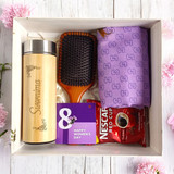 A Thoughtful Women's Day: Cozy Scarf, Bamboo Bottle, Coffee & Brush