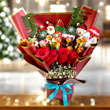 Wrapped in Christmas Spirit: Pen,Chocolates & Roses