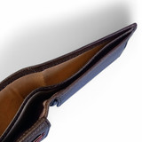 Bi-Fold Leather Wallet for Men – Customized with Zodiac & Engraved Wooden Box