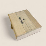 Allen Solly Dark Green Custom Wallet With Personalised Wooden Box