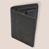 Woops Men's Leather Wallet (Bi-Fold) Black