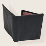 Woops Men's Leather Wallet (Bi-Fold) Black