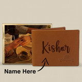 Personalised Woodland Wallet With Your Photo On Wooden Box