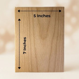 Wooden Plaque Board (Medium 5x7 Inches) WPH-13