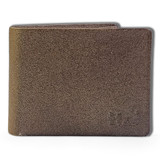Personalised Ash Brown HZ Wallet With Name & Custom Wooden Box