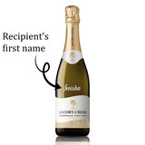 Personalize Name On Jacob's Creek Chardonnay Pinot Noir 750ml
