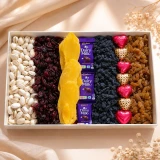 Dry Fruits & Nuts with Chocolates Gift Box