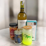 Elegant Indulgence: Perfume & Wine Gift Set
