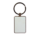 Personalized Rectangular Metal Keyring for Mother's Day