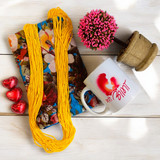 Mother's Day Gift with Shawl, Pote, & Artificial Tree Pot