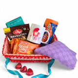 Snacks with Horlicks, Ceramic Mug & Shawl Gift for Mom