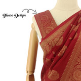 Customize Greeting Card with Saree Combo for Mom