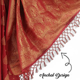 Customize Greeting Card with Saree Combo for Mom