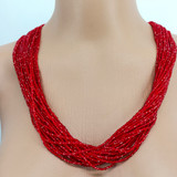 Red Pote Mala ( Beads Necklace)