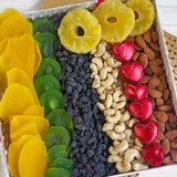 Dried Fruits & Nuts with Chocolate Platter Gift Box