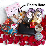 Dried Fruits & Nuts with Wallet and Personalize Gift Set