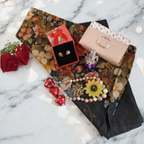 Elegant Mother's Day Gift Set with Jewelry, Chocolates, and Decor