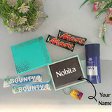 Stylish Gift Set With Wallet, Snacks & Body Spray