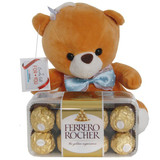 Love Cute Teddy with Ferrero Rocher