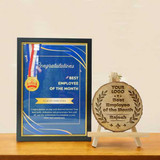 Employee Achievement Award: Frame, Medal & Canvas Gift