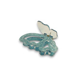 Butterfly Shaped Glittery Hair Clip-Colour may vary
