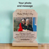 Mother's Day Theme Personalized Wooden Photo Board