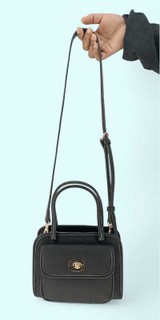Chrisbella Black Color Handbag with Versatile Adjustable Shoulder Strap Giftmandu