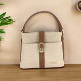 Stylish Chrisbella Handbag with Strap and Button Closure