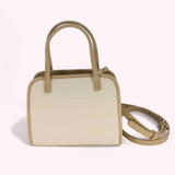 Chrisbella Off-White Handbag with Detachable Shoulder Strap Giftmandu
