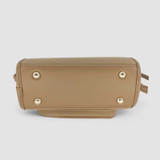 Chrisbella Mud Color Handbag with Adjustable and Detachable Shoulder Strap Giftmandu