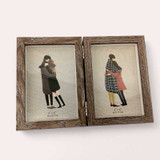 Personalize Double Sided Wooden Photo Frame Giftmandu