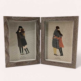 Personalized Double Sided Wooden Photo Frame