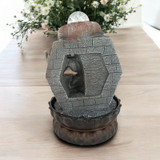 Ganesh Water Fountain with Led Bulb  & Crystal Ball