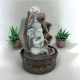 Ganesh Water Fountain with Led Bulb  & Crystal Ball