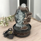 Ganesh Water Fountain with Led Bulb  & Crystal Ball