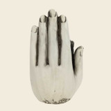 Blessing Ganesh Idol Statue in Palm With White & Black Giftmandu