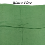 Graceful Green Floral Chiffon Saree with Golden Border