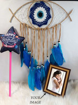 Birthday Combo with Frame, Balloon & Evil Eye Dream Catcher