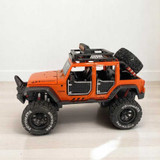 Metal Scale Model Toy Car in Orange Colour with Light & Sound Giftmandu