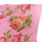 Pink Chiffon Saree with Floral Print Design Giftmandu