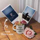 Personalized Mug with Necklace, Flowers & Photo Keepsakes