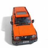 Orange Metal Jeep with Light & Sound