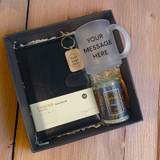 Personalized Elegance Gift Set – Custom Mug, Engraved Keyring & More