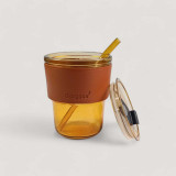 Personalizable Hamper with Red Necktie and Candle Glass Giftmandu
