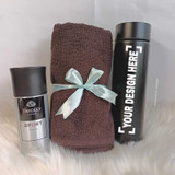 Personalize Led Bottle with Body Spray and Face Towel