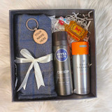 Care Essential Hamper with Custom Keyring for Him