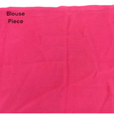 Rani Pink Chiffon Saree With Golden Border Giftmandu