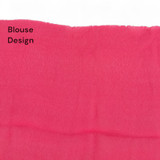 Cherry Blossom Pink Chiffon Saree With Golden Border
